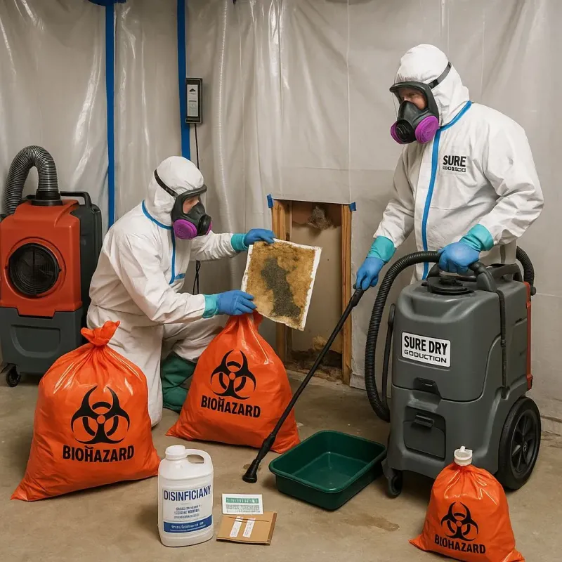 Contaminated Water Handling Protocols process in Shelton, NE